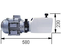 Kompaktaggregat einfachwirkend