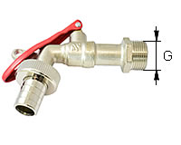 G3/4 A Auslauf-Kugelhahn, abschliessbar