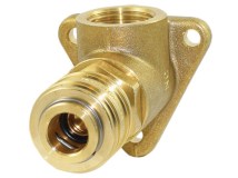 Wanddose mit Druckluftkupplung Wanddose mit Druckluftkupplung