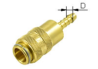 Druckluftkupplungsmuffe für Minikupplung (Typ 21) 