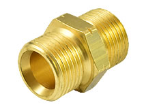 Isometrische Ansicht Doppelnippel