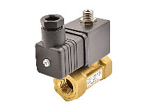 2/2-Wege-Magnetventil, vorgesteuert stromlos geschlossen (NC) 2/2-Wege-Magnetventil, vorgesteuert stromlos geschlossen (NC)