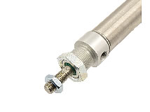 Detailansicht Pneumatikzylinder - Rundzylinder