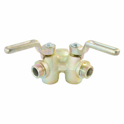 Drucklufthahn (Doppel-Kükenhahn)