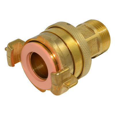 Außengewindekupplung Plus mit Nachstellring, mit DVGW-Zulassung