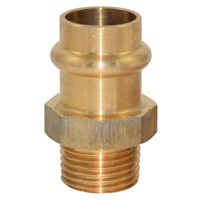 Pressfitting aus Rotguss, Übergangsnippel