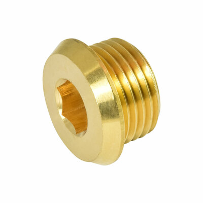 Messingfitting, Verschlussschraube
