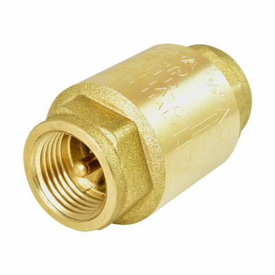 Messingfitting, Rückschlagventil