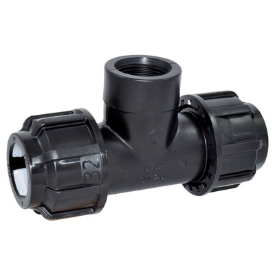 PP T-Stück mit Innengewinde