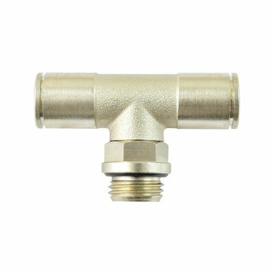 Einstellbare T-Einschraubverschraubung mit PUSH-IN Ø 8mm, G1/4A