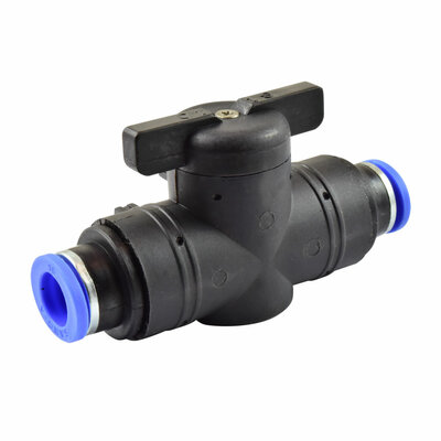 Kugelhahn mit PUSH-IN Ø 8mm