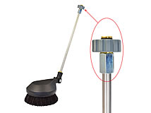 M21x1,5 Rotierende Waschbürste Überwurfmutter 