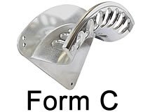 Wand-Schlauchhalter Form C Wand-Schlauchhalter Form C