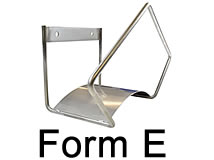 Wand-Schlauchhalter Form E Wand-Schlauchhalter Form E