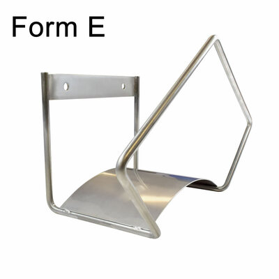 RM 11006 Wand-Schlauchhalter Edelstahl, poliert Form E