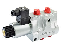 6/2-Wegeventil, G3/8, 50 l/min 6/2-Wegeventil, G3/8, 50 l/min