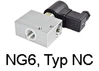 2/2-Wege, Nenngröße 6 (Typ NC) 2/2-Wege, Nenngröße 6 (Typ NC)