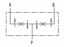 Schaltzeichen Stromteiler doppeltwirkend