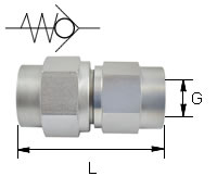 Rückschlagventil mit Innengewinde, Typ RHDI