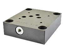 Rückansicht Anschlussplatte NG 10