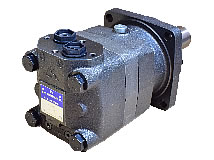 Rückansicht Zahnringmotor Vierlochflansch Typ: OMT