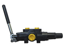 Seitenansicht Holzspalter-Ventil mit Auto-Knock-Off