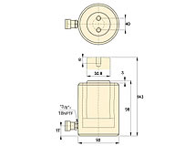 Maße Kurzhubzylinder