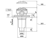 Technische Zeichnung FI-RF045.