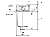 Technische Zeichnung FI-RF240.