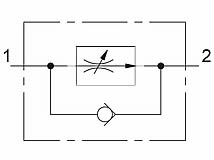 Schaltzeichen 2-Wege-Stromregler