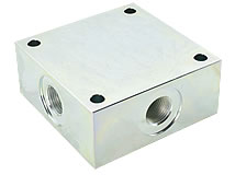 Rückansicht Anschlussplatte 