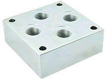 Rückansicht Anschlussplatte