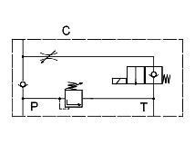 Schaltplan Hub-Senkventil