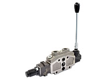 Detailansicht Doppeltwirkendes Flanschventil mit zusätzlicher Schwimmstellung