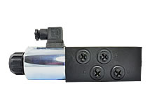 Seitenansicht 6/2-Wegeventil