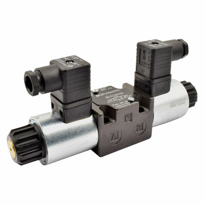 4/3-Wegeventil, direktgesteuert, Nenngröße 6 (Symbol E), 230V