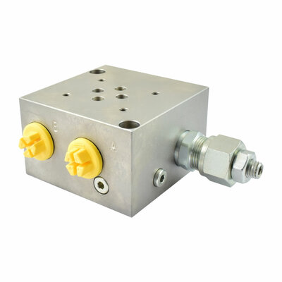 Anschlussplatte mit Druckbegrenzungsventil, Nenngröße 6