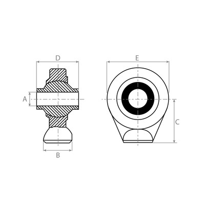 Oberlenker-Kugelgelenk Kat. 2