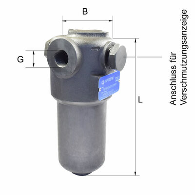 Hochdruck-hydraulikfilter 140 l/min, G1