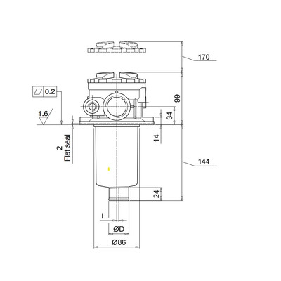 Rücklauffilter 100 l/min, G1
