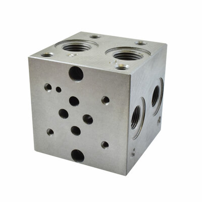 Mehrfachanschlussplatte, NG 6, 1 Sektion