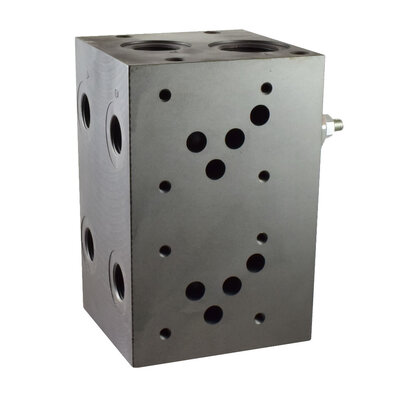 Mehrfachanschlussplatte mit Druckbegrenzungsventil, Nenngröße 10