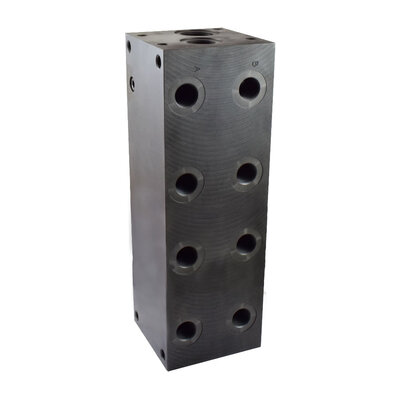 Mehrfachanschlussplatte mit Druckbegrenzungsventil, Nenngröße 10