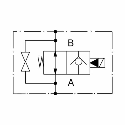 2/2-Wege-Sitzventil, NG 10, Typ AO, 230V DC