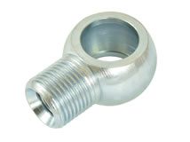 Isometrische Ansicht Ringschraubstutzen zöllig mit 60° Aussenkung