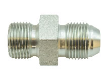 Seitenansicht Adapter JIS60° AG auf zölliges Einschraubgewinde