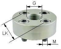 Gerade Flanschverschraubung Typ F
