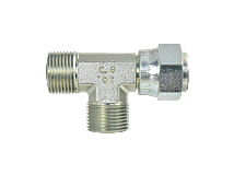 Seitenansicht einstellbare ORFS L-Verschraubung