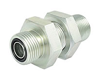 Gerade ORFS Schottverschraubung Gerade ORFS Schottverschraubung