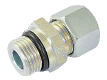 Detailansicht Gerade Einschraubverschraubung Typ GE mit UNF-Gewinde